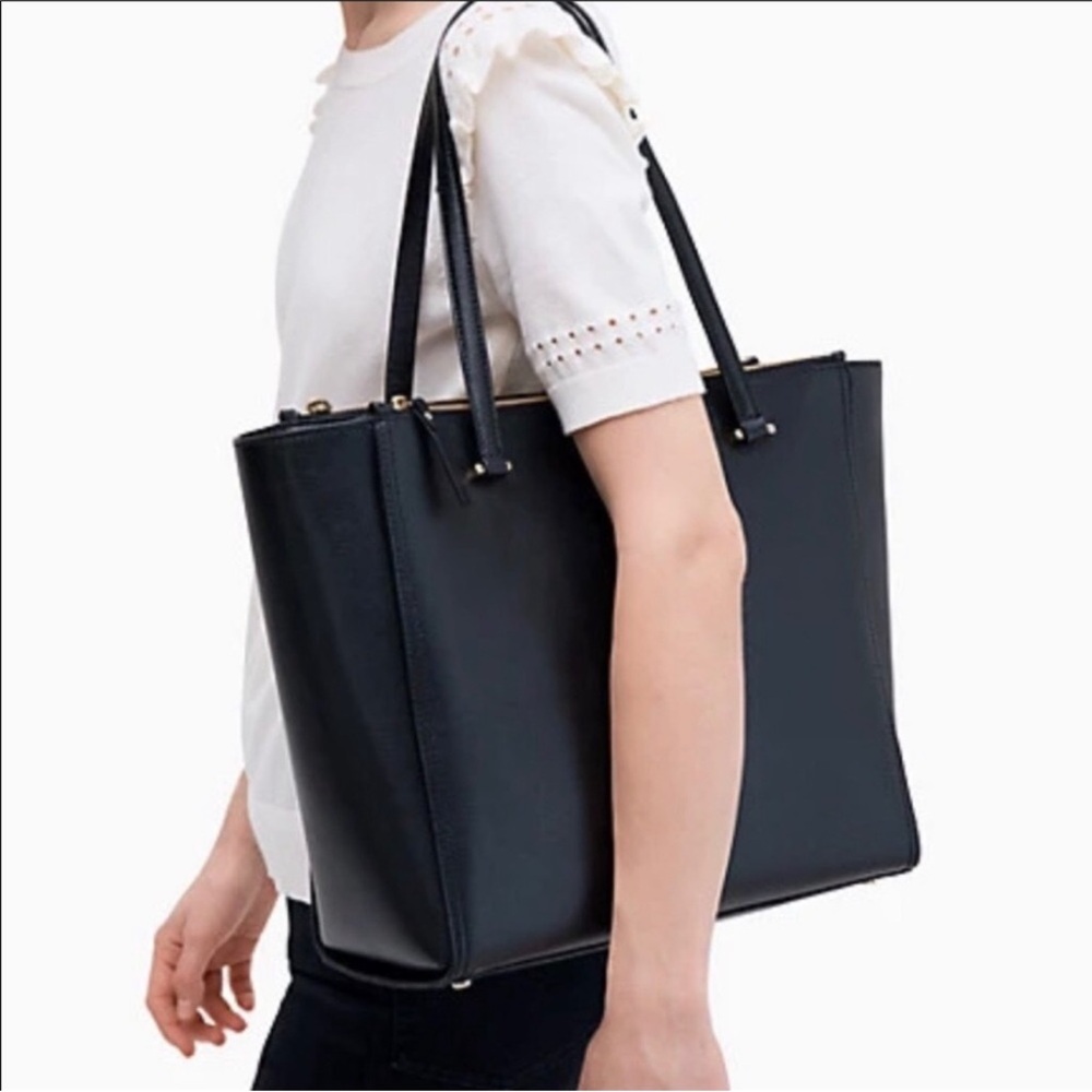 Kate Spade Black Structured Shoulder Bag - Picture 7 of 7